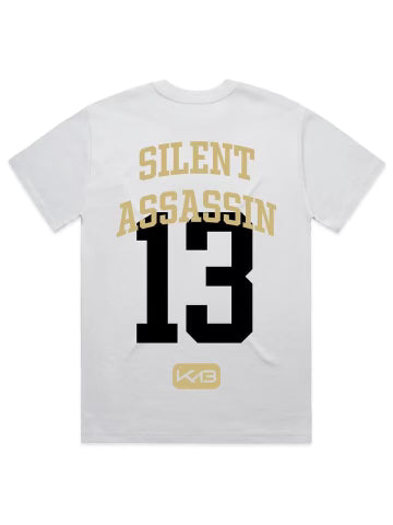 White Original Silent Assassin tee